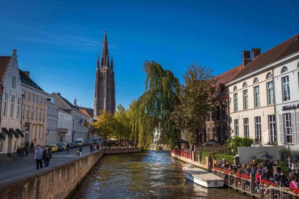 Attrazioni belghe: campanile di Bruges