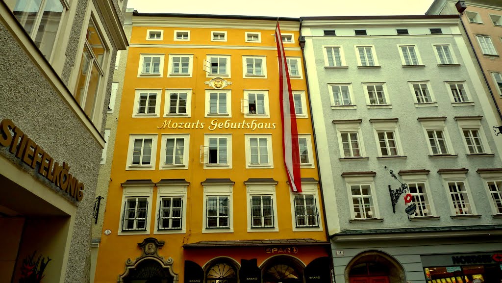 sights in Austria: Mozart House