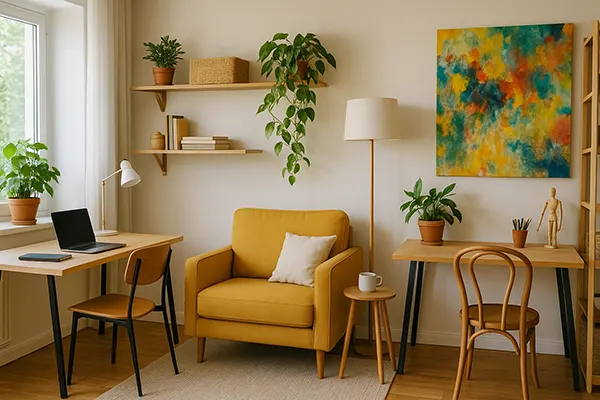 Relaxation area interior