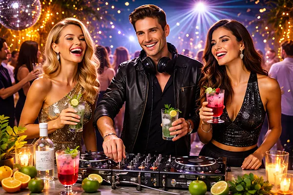 Zero-proof cocktail bar