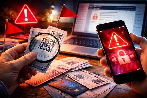 Mobiles Ticket auf Bildschirm